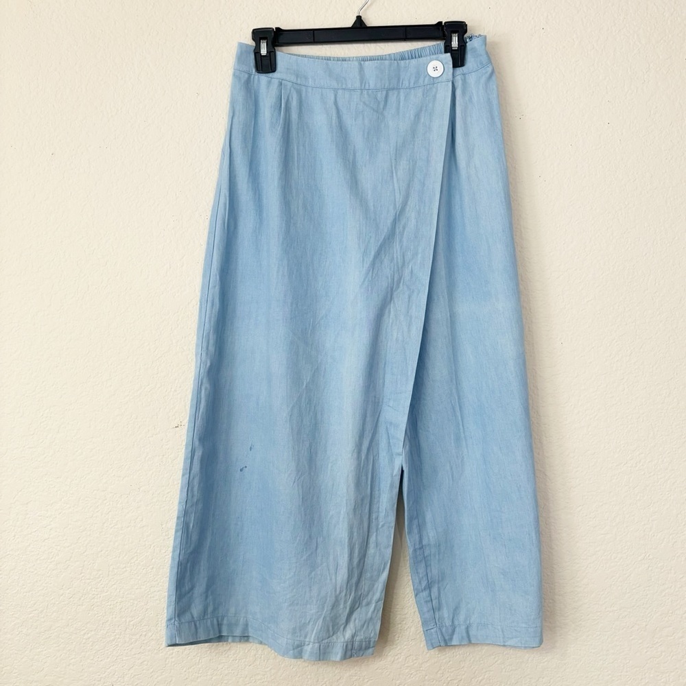 Wide leg Crop‎ pants Size L NEW